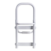 Poignée appui fixation pression 51 cm aluminium blanc PMR