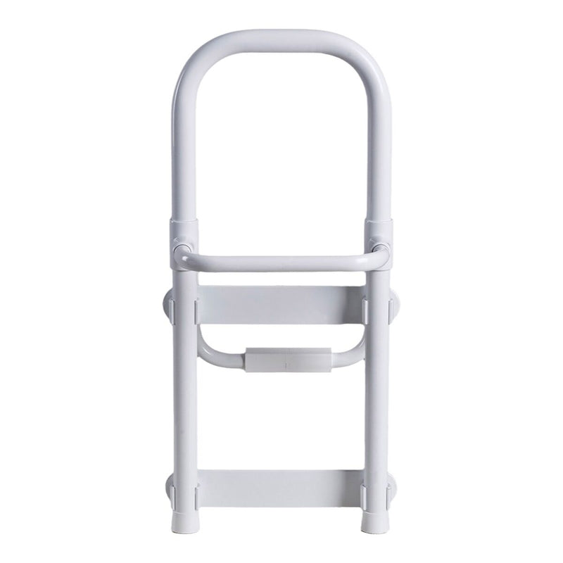 Poignée appui fixation pression 51 cm aluminium blanc PMR